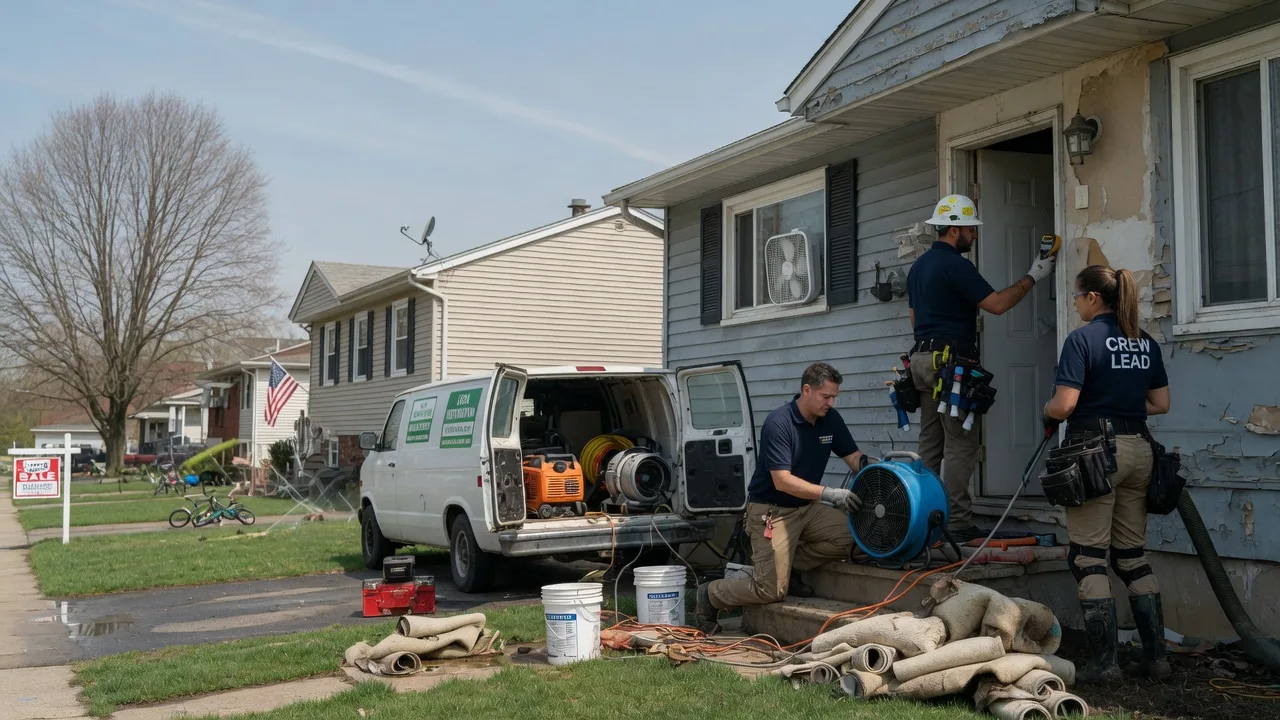 Flood Cleanup in Perkasie, PA near me